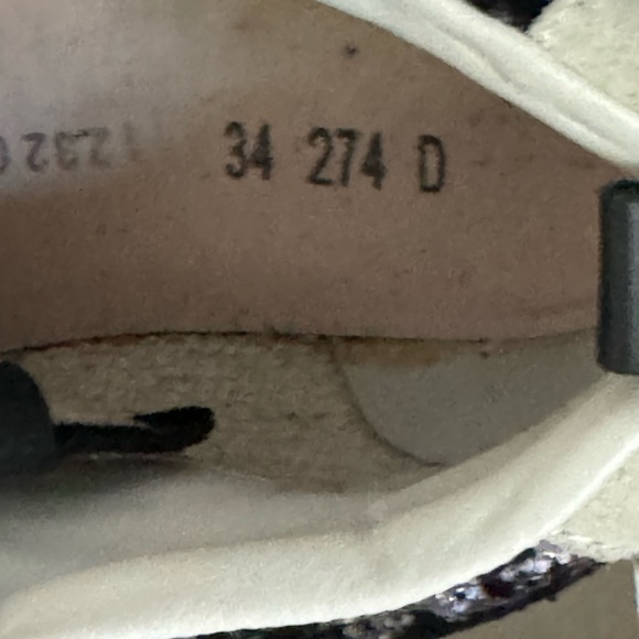 GOLDEN GOOSE Midstar White Tennis Shoes Size 34 - Picture 5 of 15